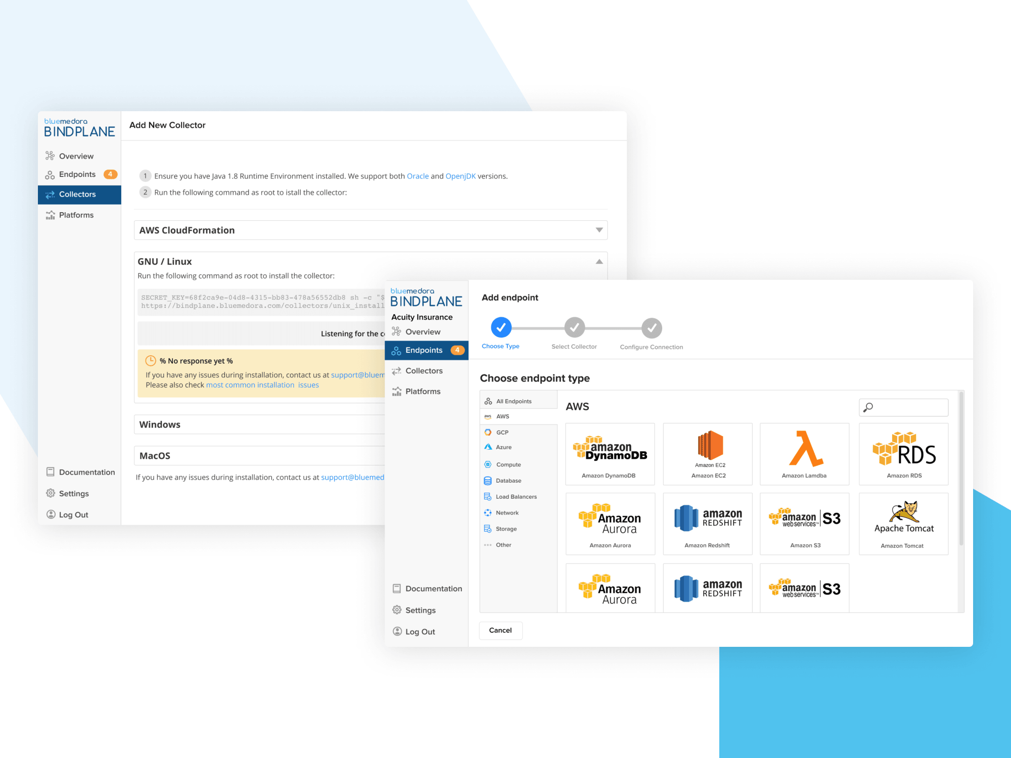 Bindplane interface — 02