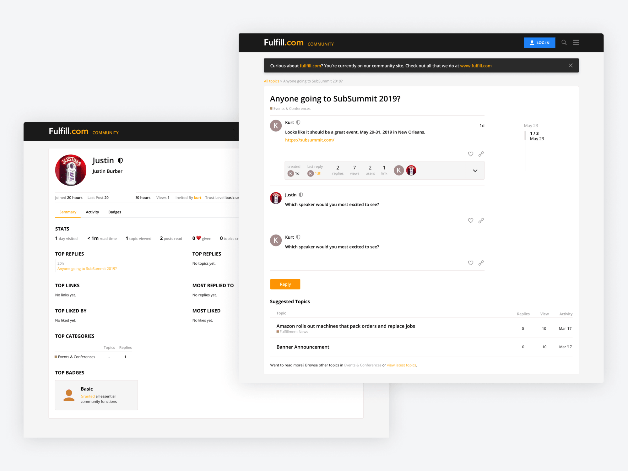 Fulfill — community forum