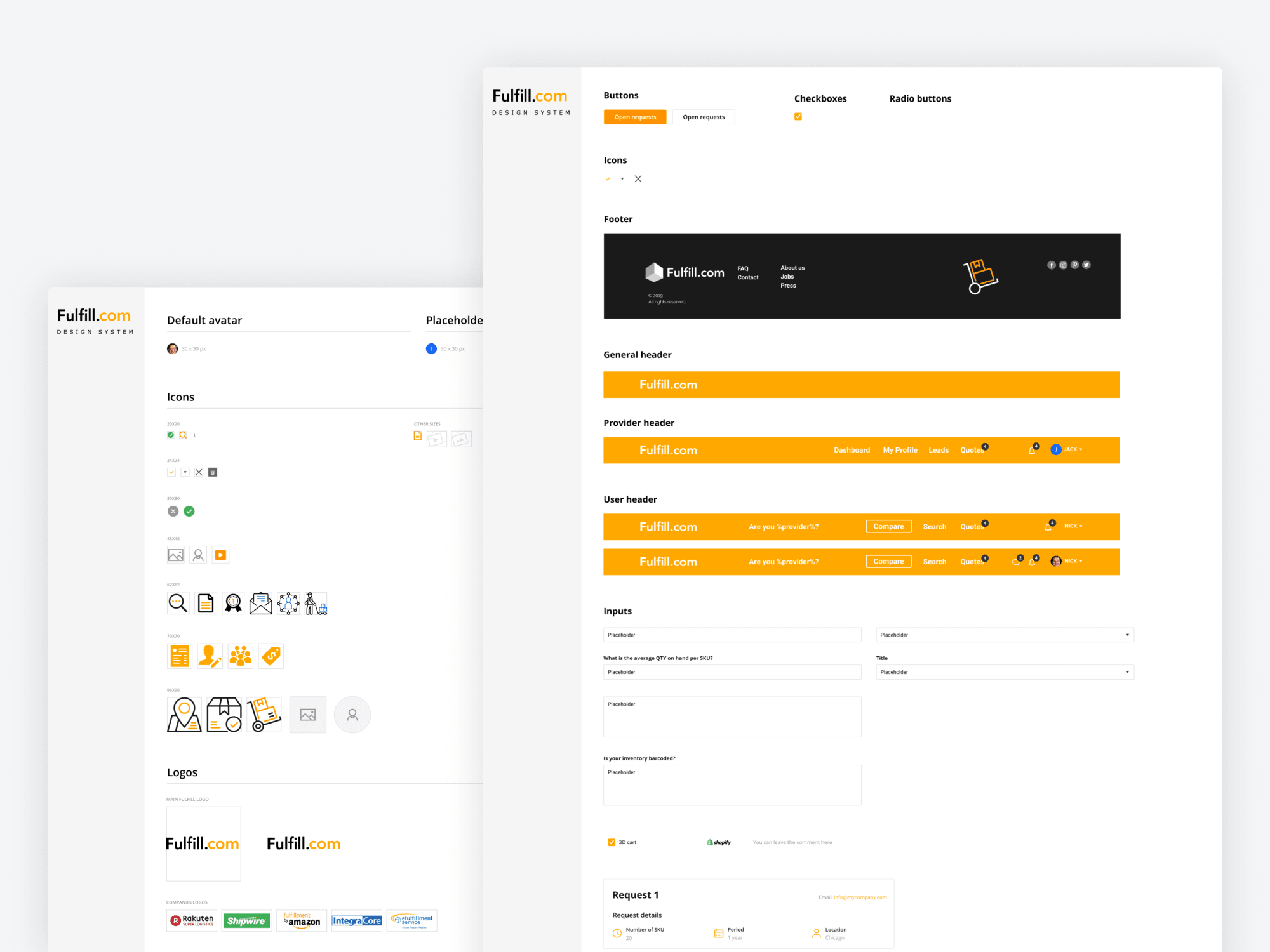 Fulfill — design system foundations