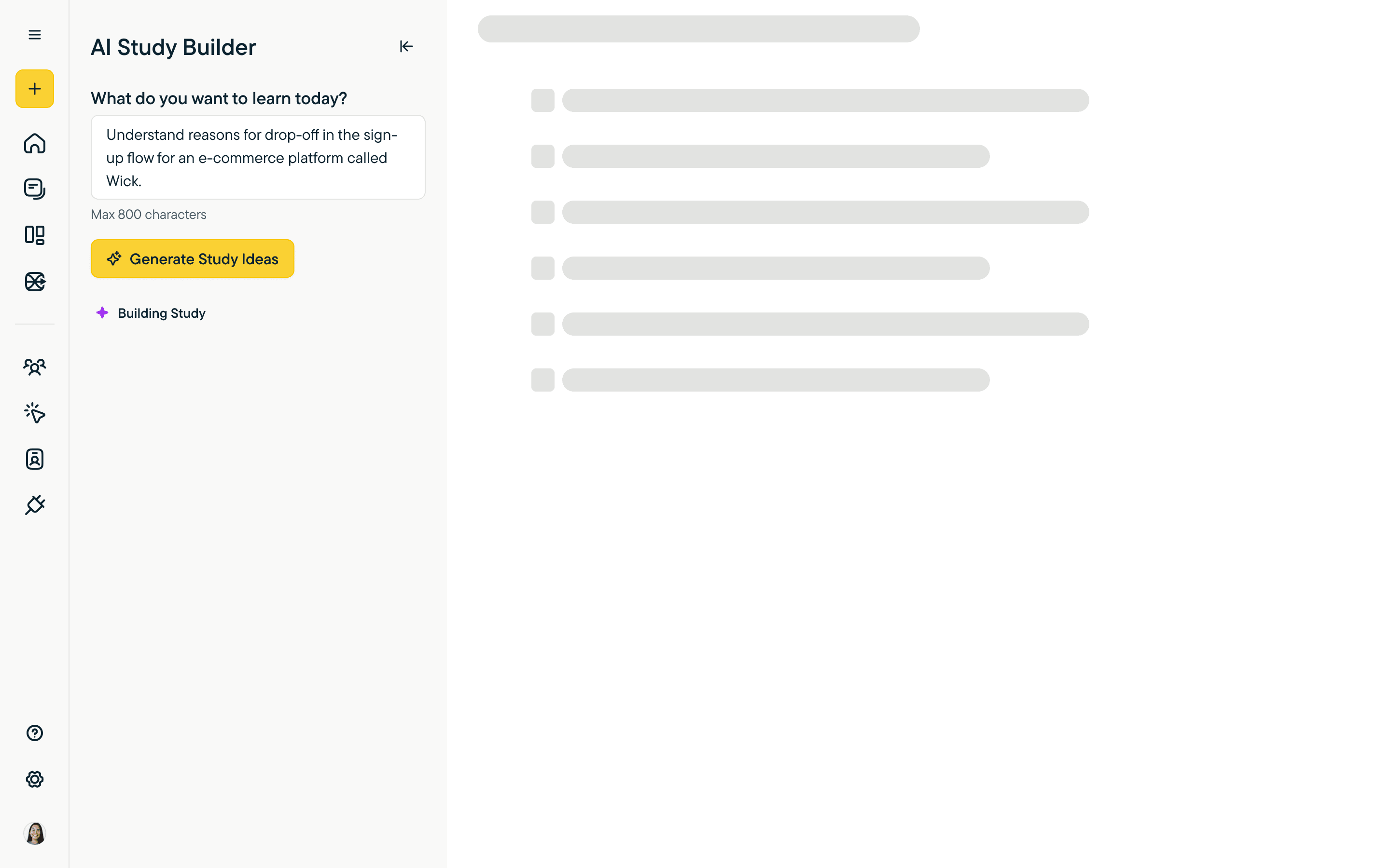 Sprig — generating study ideas