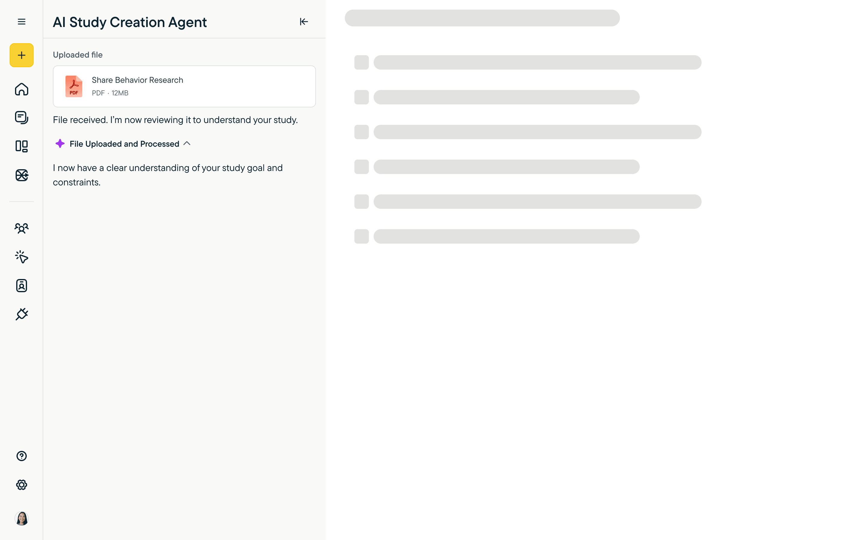 Sprig — file uploaded and expanded